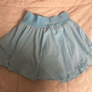 Lululemon pastel blue tennis skirt